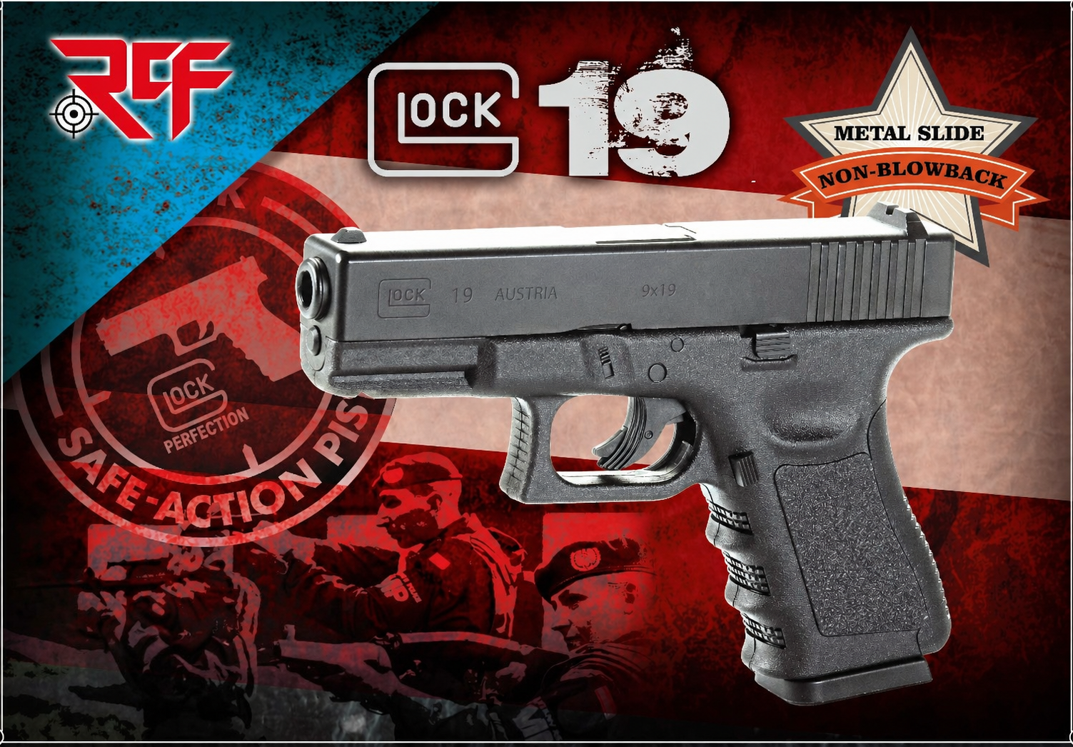 RCF S19 CO2 airsoft pistol