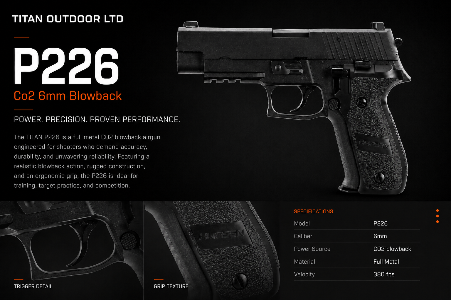226 — CO2 Blowback 6mm
