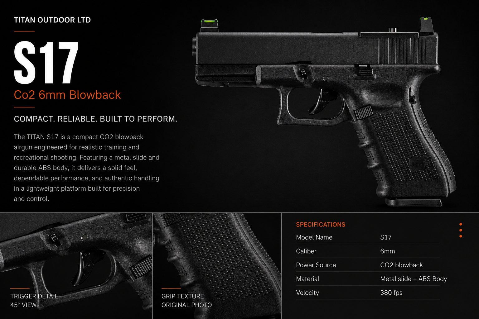 S17 — CO2 Blowback 6mm
