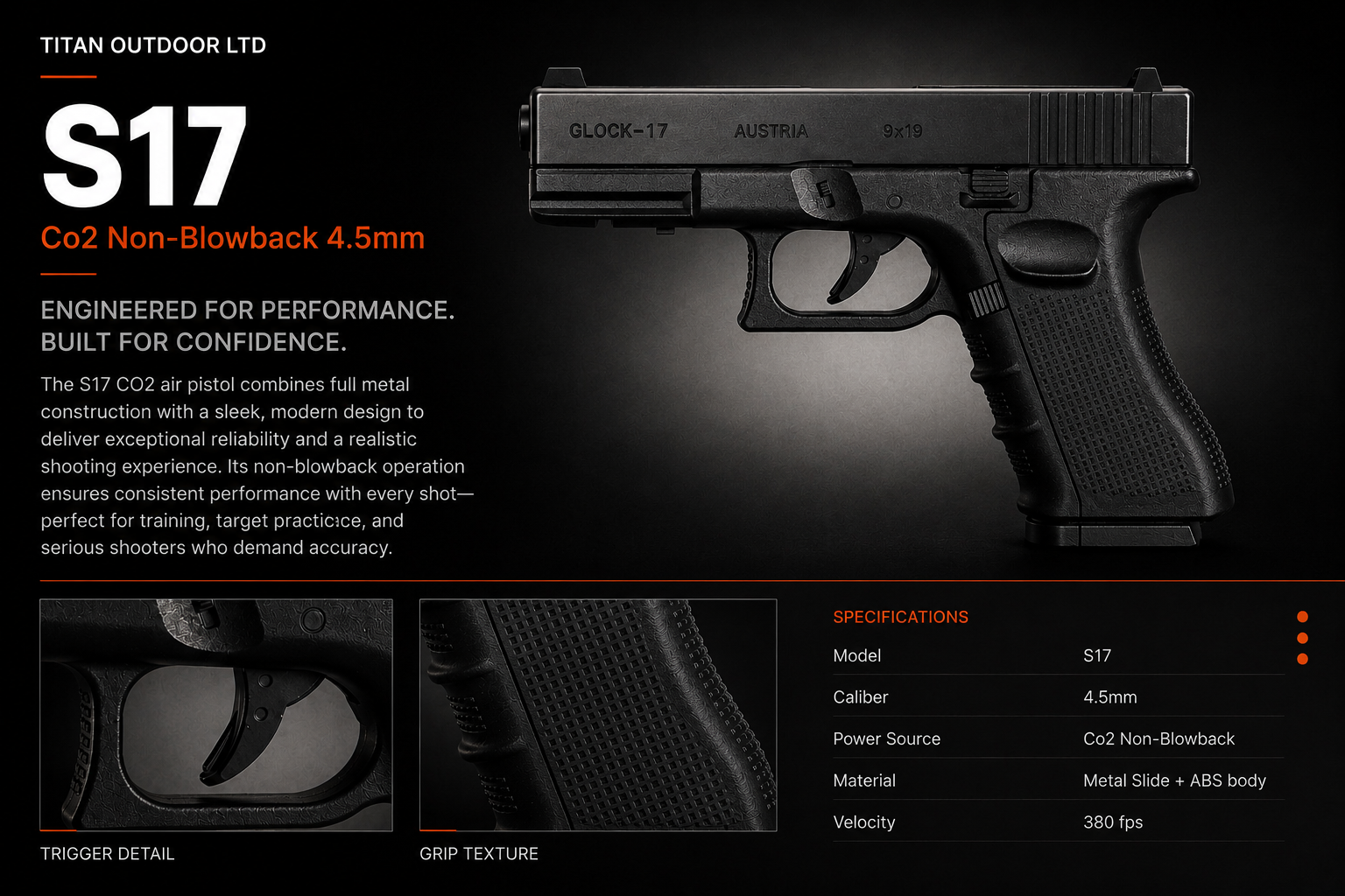S17 — CO2 Non-Blowback 4.5mm