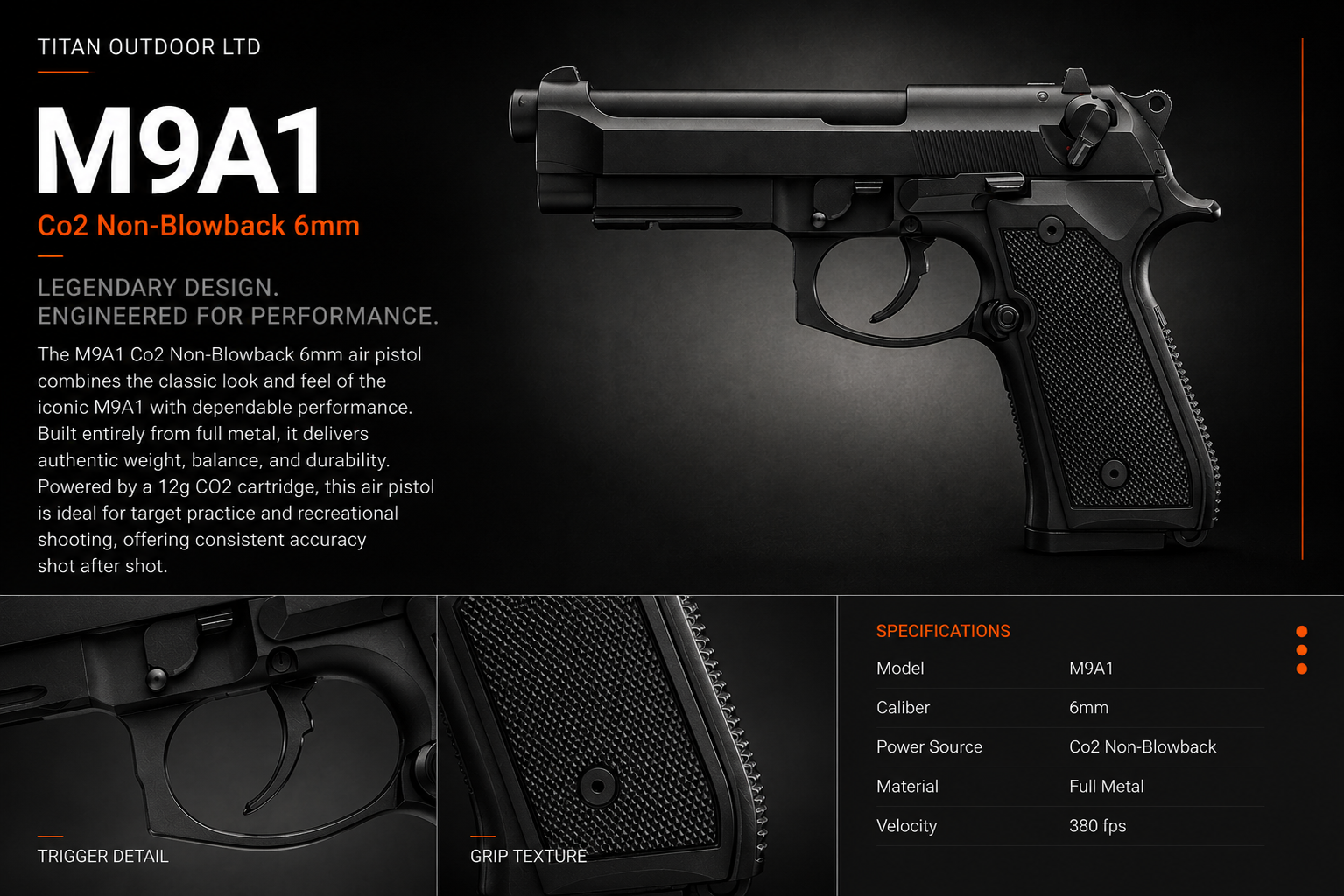 M9A1 — CO2 Non-Blowback 6mm