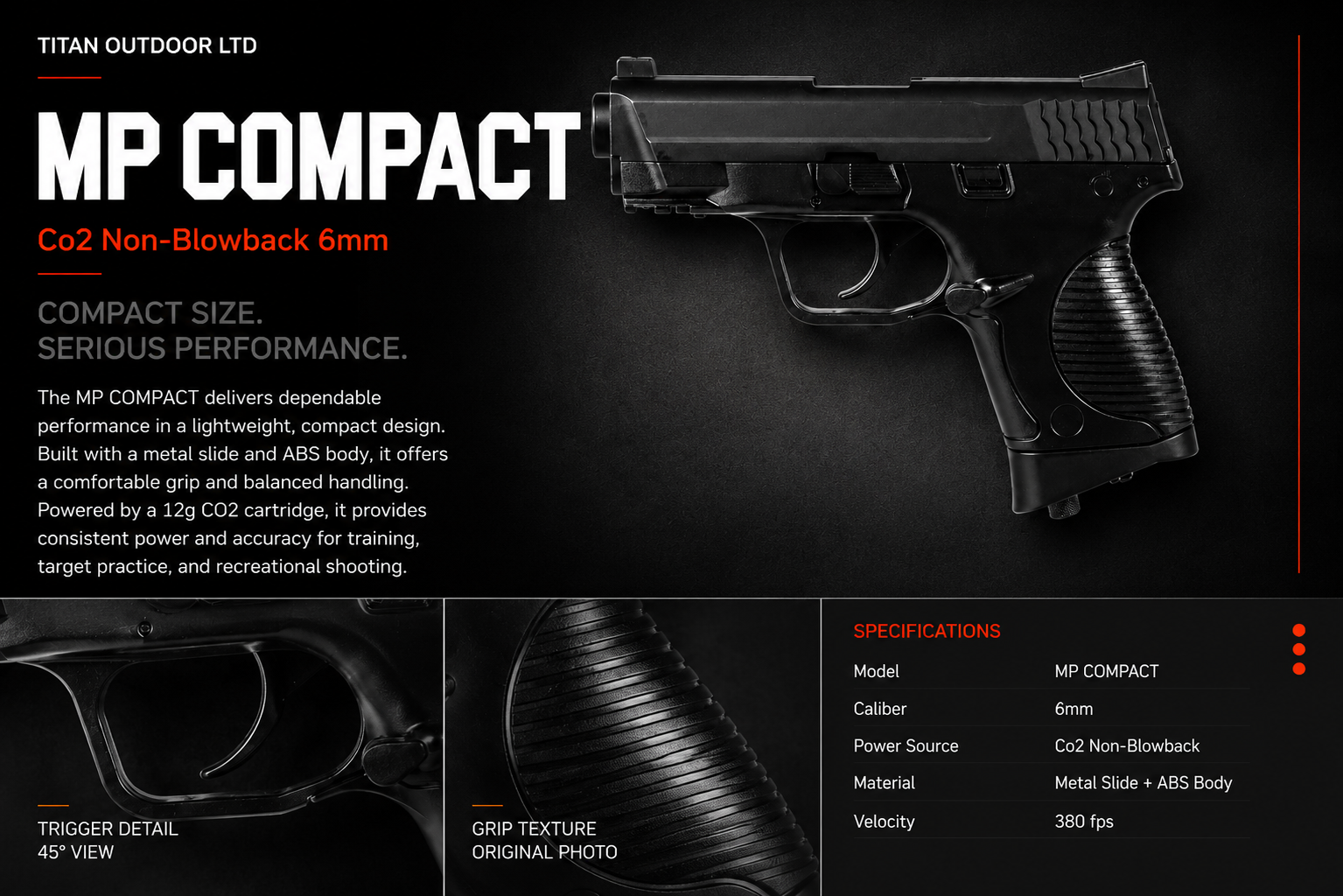 MP Compact — CO2 Non-Blowback 6mm