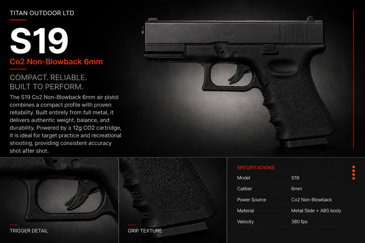 S19 — CO2 Non-Blowback 6mm