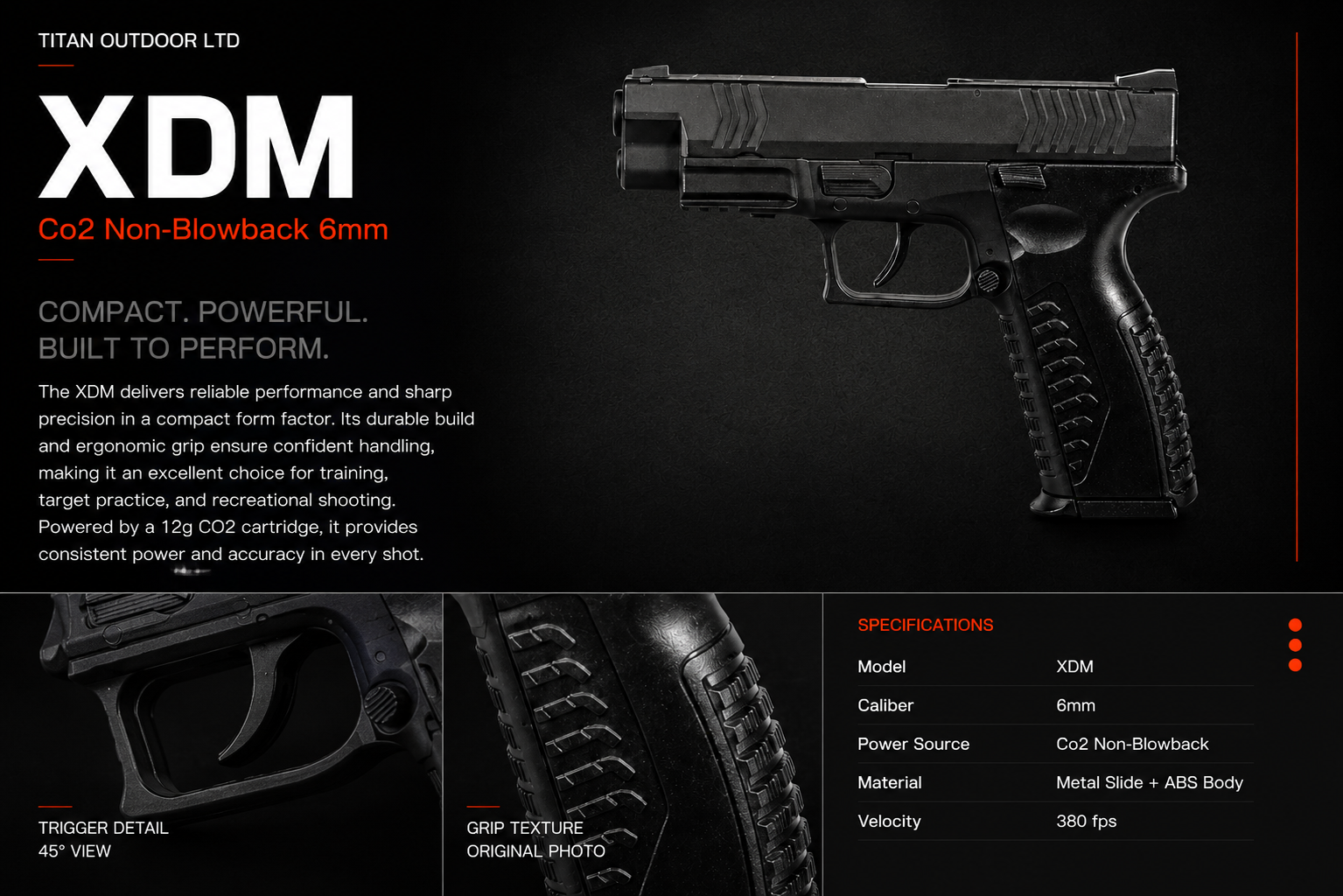 XDM — CO2 Non-Blowback 6mm